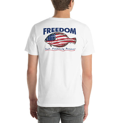 FREEDOM FLOUNDER Short-Sleeve Unisex T-Shirt