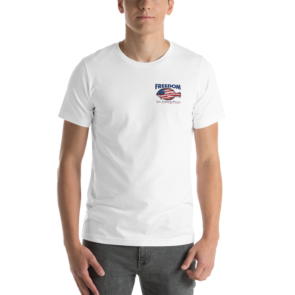 FREEDOM FLOUNDER Short-Sleeve Unisex T-Shirt